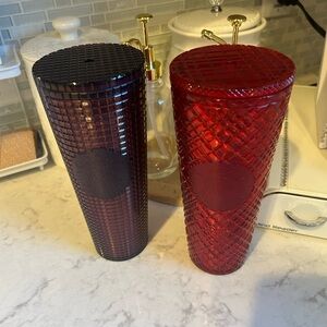 Starbucks tumblers holiday set